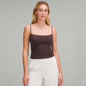 Lululemon Wundermost Ultra-Soft Nulu Spaghetti Strap Cami – Espresso
